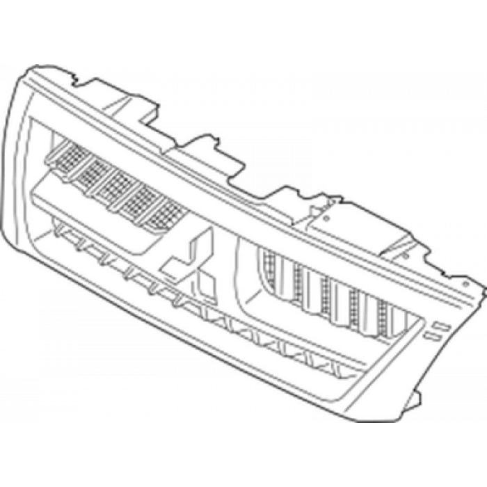 Mitsubishi Pajero Ön Panjur Nikelaj Sıyah 2003-2006 (Oem No:  Mn117202Wa)