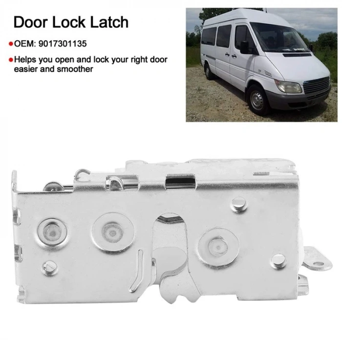 Mercedes Sprt.312,313,Lt35 Om.602,611 1995-2006 Kilit Mekanızması Sağ Ön Sürgülü Kapı (Oem No:A9017301335)