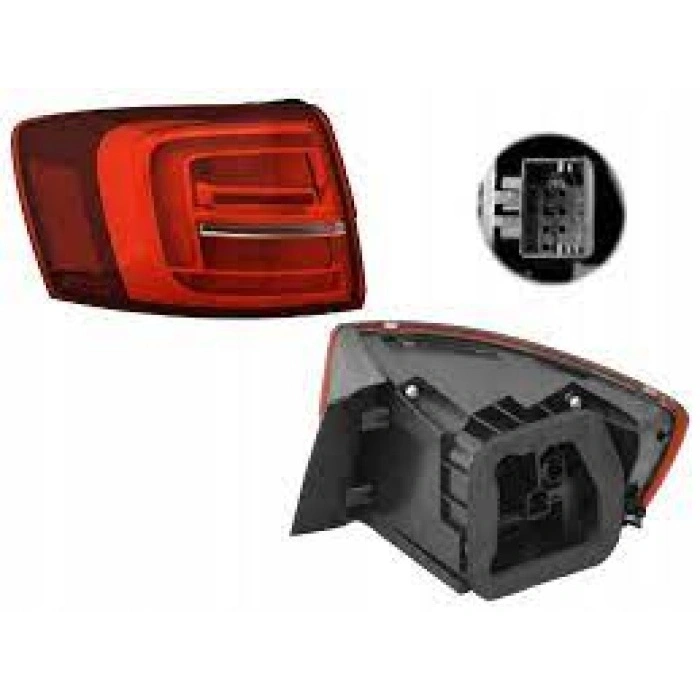 Vw Jetta 2010- Dış Dikiz Aynası Sol Astarlı-Otomatik Katlamalı (Oem No:5C7857507Ap)