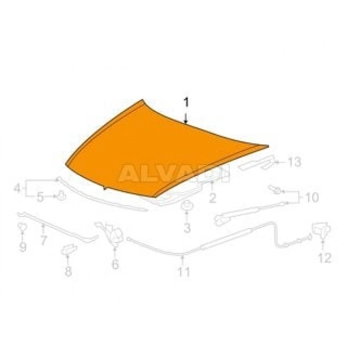 Honda Civic Ön Çamurluk Hatchback Sağ 2012- (Oem No:  60210Tv0E00Zz)