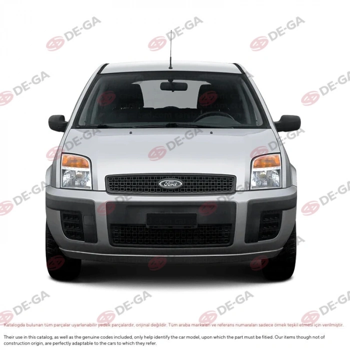 Ford Fiesta Arka Tampon Demiri 2002- (Oem No:  2S6117970Ac)