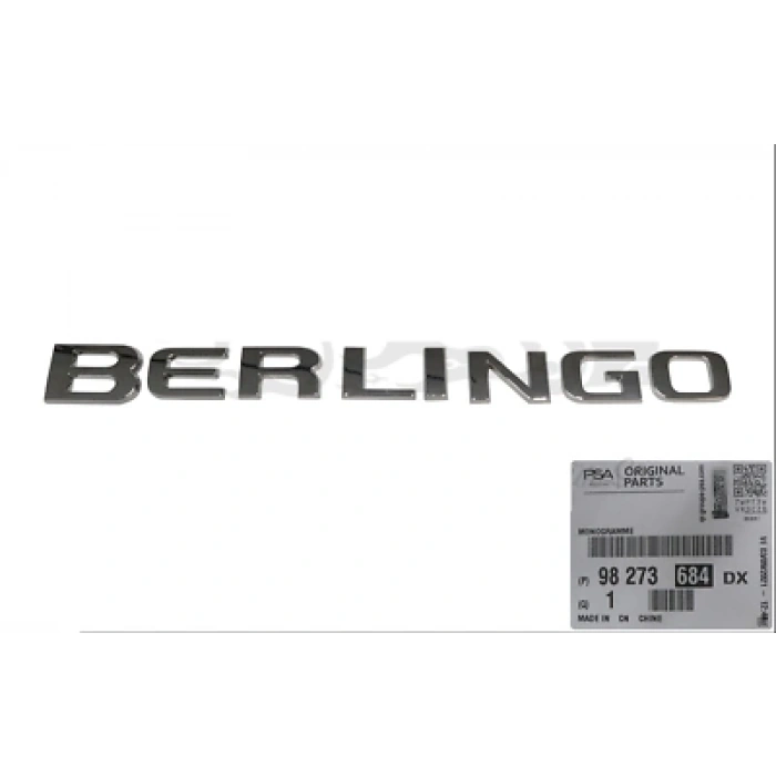 Berlıngo Yazı Psa Berlıngo B.M 2018- (Oem No: 98273684Dx)