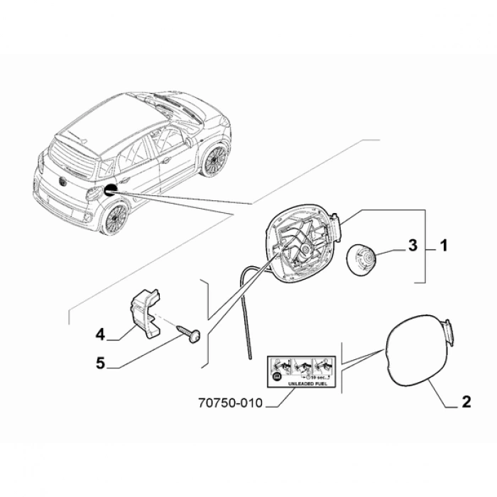 Fiat Linea/Fiorino Ön Tampon Braketi Şase Ucu  Sol 2007  (Oem No:  52142371)