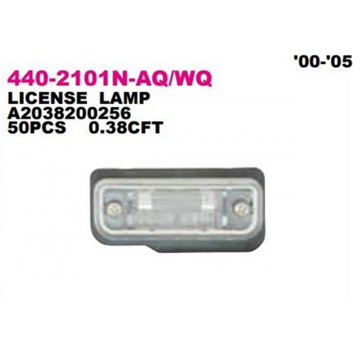 Mercedes C Class 2000-2007 Plaka Lambası  (Oem No:A2038200256)