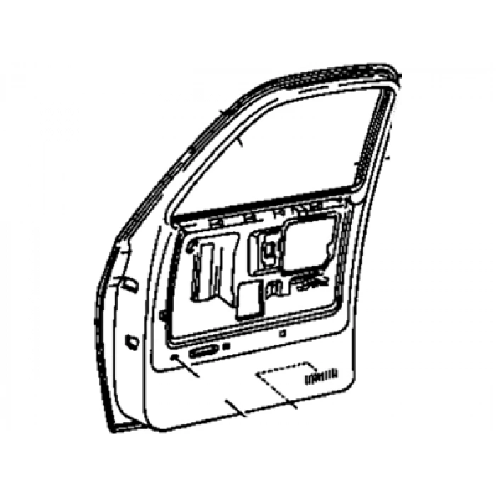 Chevrolet Traıl Blazer- 73/80; Ön Kapı Komple Sol (Tyg) Oem No: (15571643)