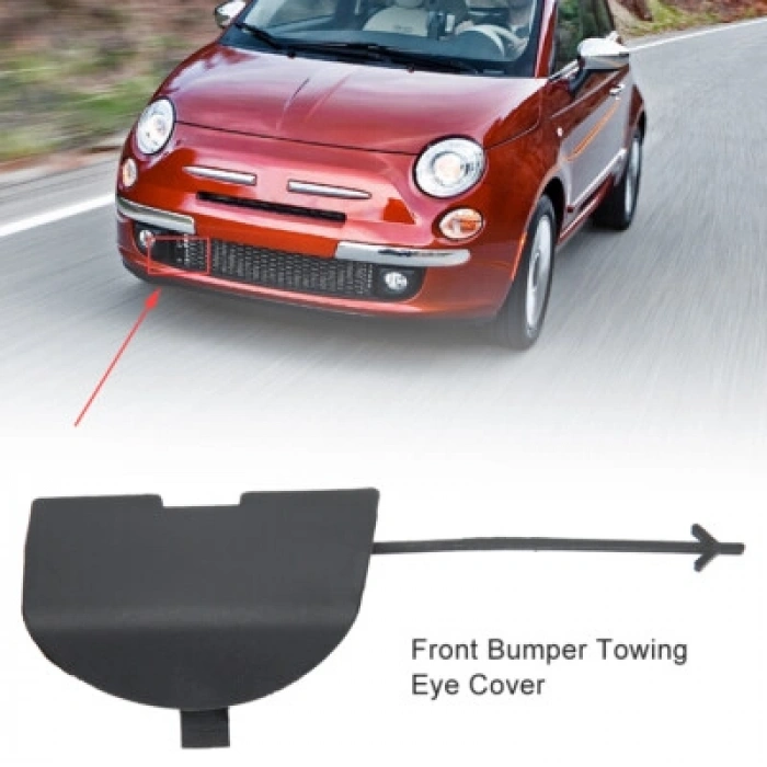 2010-2014 Fiat 500 Ön Tampon Çeki Demiri Kapağı (Tw) (Adet) (Oem No:735456794)