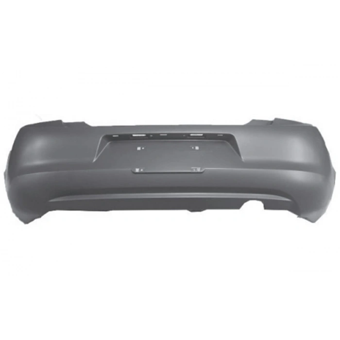 2012-2019 Citroen C Elysee Arka Tampon Gri (Astarlı Sensör Deliksiz Sensör Braketli) (Adet) (Oem No:1608703380)