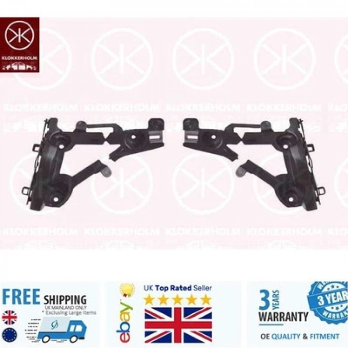Peugeot 2008 Arka Tampon Braketi Set 2016- (Oem No:  1610127980)