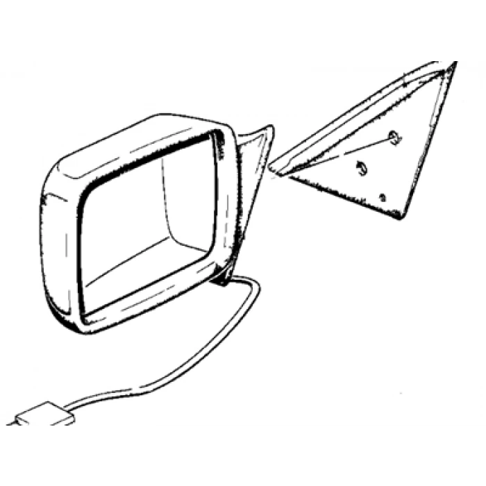 Bmw 3 Serisi Dış Ayna Elektrikli 4 Pin Sağ 1987-90 (Oem No:  51168106600)