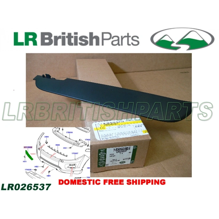 Range Rover- Evoque- 2012-2015; Karlık Sol (Ön Tampon Altı) Sıyah (Spoıler) (Tw) Oem No: (Lr026537)