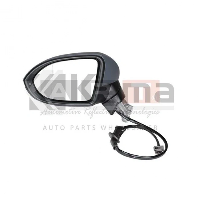 Vw Passat 2013- Dış Dikiz Aynası Sol Astarlı-Otomatik Katlamalı (17 Pın) (Oem No:3G1857507Bk)