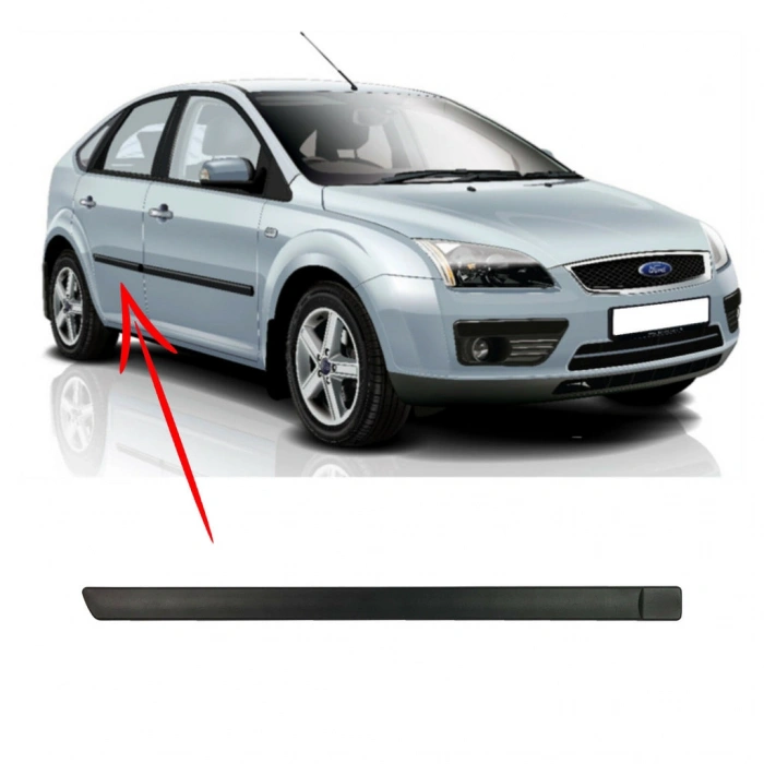 Ford Cmax 2003- Kapı Bandı Arka Sağ (Sıyah) (Oem No:3M51R25532Ad)