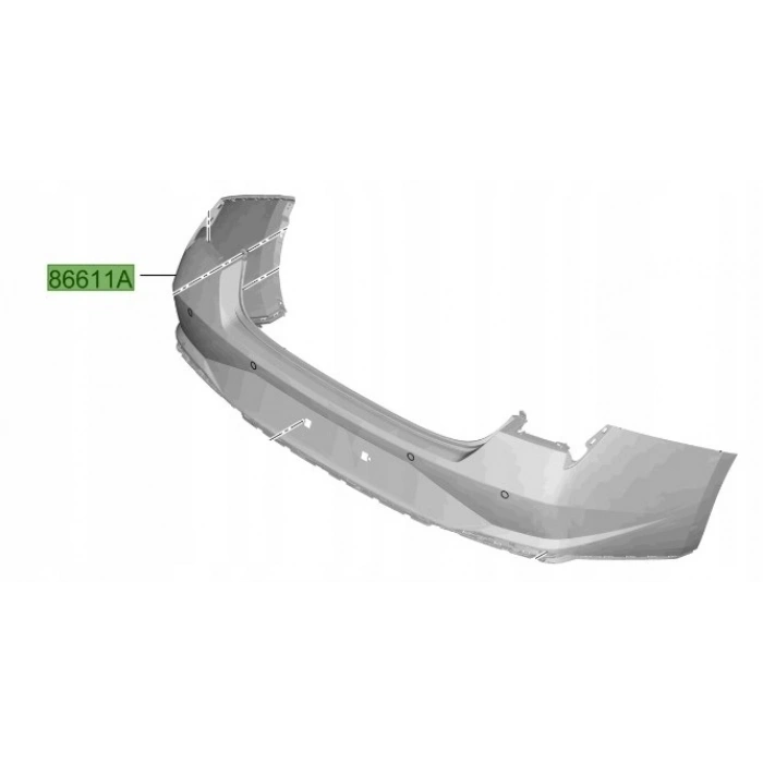 Tampon Elantra Arka 2021 Sonrası (Style - Smart) (Oem No:86610Aa030)