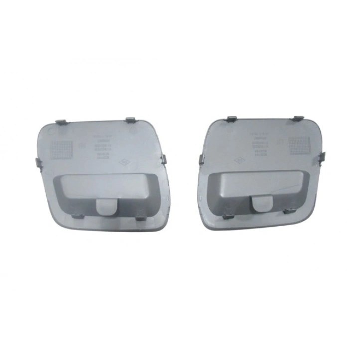 Dacia Duster 2018-2024 Ön Tampon Çeki Demiri Kapağı Grı (Sag/Sol Set 2 Parça) (Oem No: 511805353R)