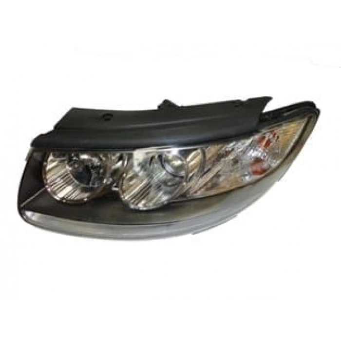 Hyundai Santa Fe 2007-2009 Far Lambası Sol Elektrikli/Mercekli (H7/H7) (Famella) (Oem No: 921012B020)