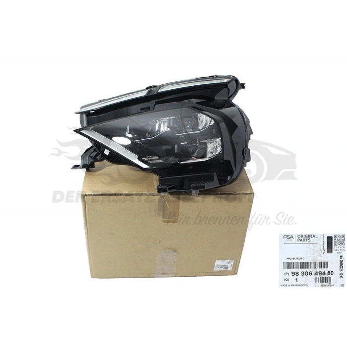 Citroen C4X (2021 Yılında Çıkan Kasa) Ön Far Led Sol (Oem No: 9830649480)