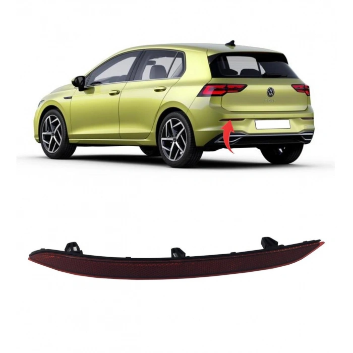 Reflektör Tampon Golf8 (2020 Yılında Çıkan Kasa) Arka Sol (Oem No: 5H0945105)