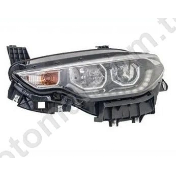 Fiat Egea (2015 Yılında Çıkan Kasa) Far Sol Motorlu Krom Çıtalı Ledlı (Oem No: 52145166)