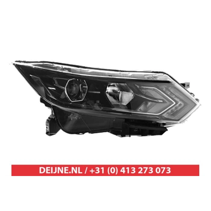 Nissan Qashqai (2017 Yılında Çıkan Kasa) Ön Far Elektrikli Motorlu Ledli Halojen Sağ (Oem No: 26010Hv00B)