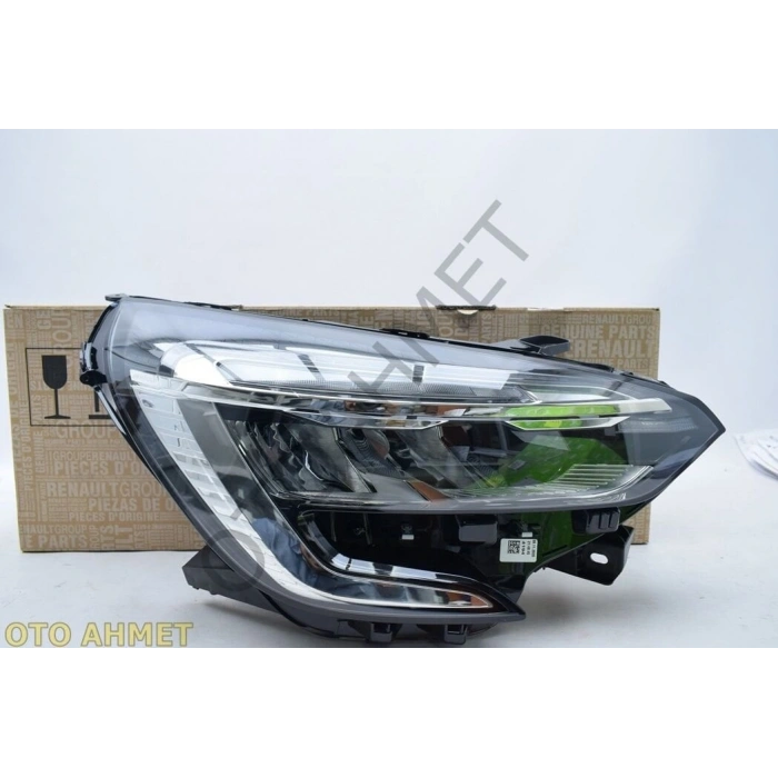 Renault Clio (2020 Yılında Çıkan Kasa) Ön Far Elektrikli Motorlu Led Nikelaj Sağ (Oem No: 260103814R)