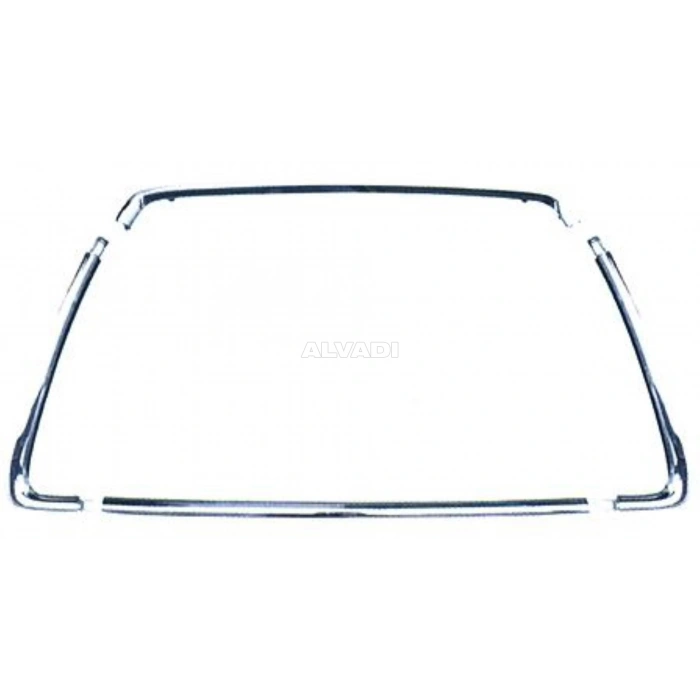 Mitsubishi Asx 2011-2012 Ön Panjur Çerçevesi Nikelaj Set (Oem No: 6400C961)