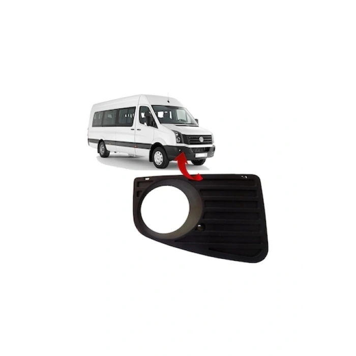 Volkswagen Crafter 2006-2016 Sis Lamba Kapağı Delikli) Sağ (Oem No: 2E0807676)