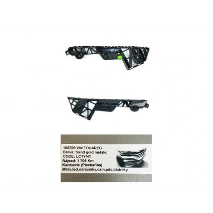 Volkswagen Touareg 2019-2023 Ön Tampon Braketi Yan Sağ (Oem No: 760807356B)