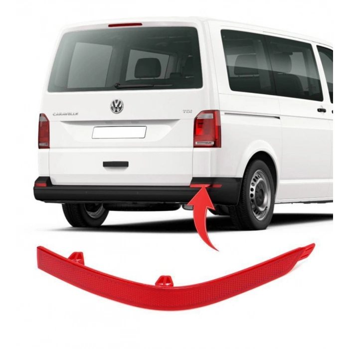 Volkswagen T6 (2015 Yılında Çıkan Kasa) Tampon Reflektörü Arka Sağ (Oem No: 7E0945106D)