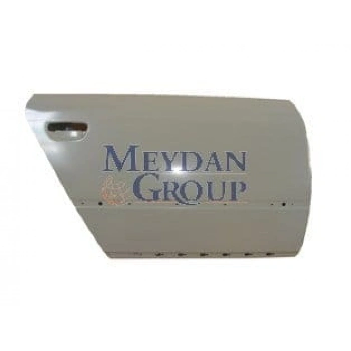 Audi  A6  1998-2001; Arka Kapı Sağ Direksiz Ve Çerçevesiz (Gri Boyalı) (Sımyı) Oem No: (4B0833052)
