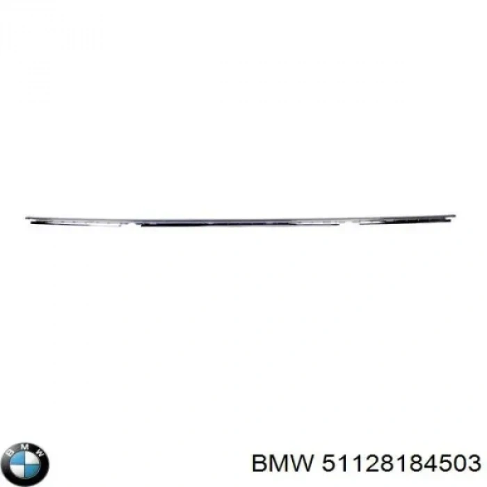 Bmw E39 1996-2000 5 Arka Tampon Nikelajı Orta (Oem No: 51128184503)