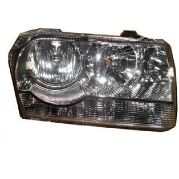 Chrysler 300C- 2005-2007; Far Lambası Sağ Manuel (Altı Düz Tip) (Eagle Eyes) Oem No: (4805862Ad)