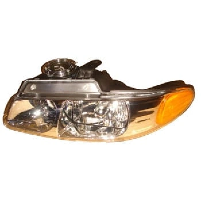 Chrysler Country- Town- 2000; Far Lambası Sol Manuel (Şeffaf Sarı/Reflektörlü) (Eagle Eyes) Oem No: (4857151Ad)