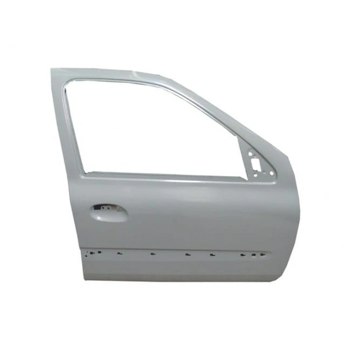 Renault Clio- 2- Sd/Hb- 2002-2008; Ön Kapı Komple Sağ Band Delikli/Gri Boyalı (İceli/Çekomastikli)(Tw) Oem No: (7751472476)