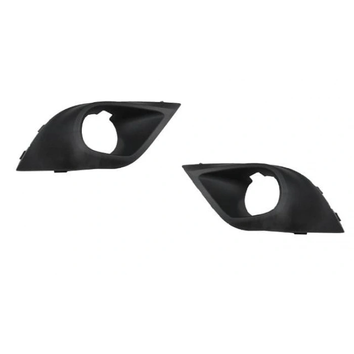 Renault Clio- 4- Hb- 2015-2000 Sis Lamba Kapağı Sis Delikli Sağ/Sol Set (2Parça)Siyah/Nikel. Çıtasız(Tw Oem No: (261A34190R)