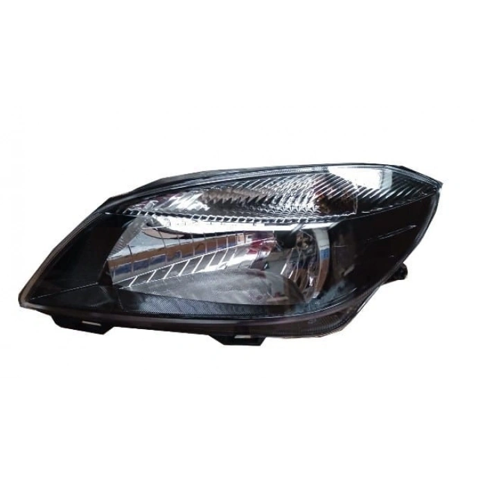 Skoda Fabia- 2010-2015;  Far Lambası Sol Elektrikli/Merceksiz (Siyah) (Tw-Y) Oem No: (5J1941017D)