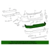 2016-2018 Jeep Compass Arka Alt Tampon (Tyg) (Oem No:5Up46Rxfac)