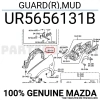 Çamurluk Davlumbazı Bt-50 2006 Sonrası  Ön Sağ (Oem No:Ur56-56-131B) (Adet)