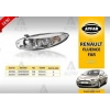 Renault Fluence 2010-2013 Far Motorlu Sol (Oem No:260608656R)
