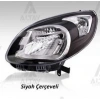 Far Kangoo 2013 Sonrası  Siyah Çerçeveli Manuel Sol (Oem No:260607949R) (Adet)