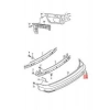 2015-2020 Volkswagen Caddy Arka Tampon Çeki Demiri Kapağı (Tw) (Oem No:2K58074419B9)