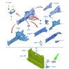 Braket - Radyatör  Izgarası Braket - Radyatör  Izgarası Ford Ecosport Cr6 2017 (Oem No: Gn15 8T235 Ae)