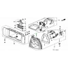 Stop Lambası Sag Japon Accord (Cc, Cd) 2.0 94-95 (Oem No: 33501-Sv4-A02)