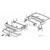 1990-1991 Honda Accord Arka Tampon Siyah (My) (Adet) (Oem No:71501Sm4000)