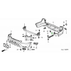 Honda Crv 2002-2006 Arka Tampon Braketi Sol (Tyg) (Adet) (Oem No:71598S9A000)