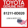 Sıs Farı Sag Japon Yarıs (P1) Benzin 03-05 (Oem No: 81211-0D020)