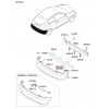 Hyundai Accent Era 2006-2011 Tampon Bağlantı Braketi Arka Sağ - Sol Aynı Adet Set (Oem No: 86618-19-1E000)