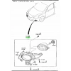 Sis Lambası Mazda 3 03-08 Kapaklı Sol (Oem No: Bn8V-51-690A)
