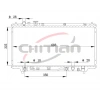 Su Radyatörü 325X688X16 Japon 323 (Ba) 1.5:1.8 95-98 (Oem No: Bph7-15-200E)