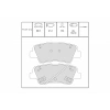 Fren Balata I20 15-18  Elantra 16-18 I30 16-18 None (Oem No: Ft1471-216)