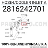 Kore H100 Kmy Dizel 2004- Turbo Hortumu  (Oem No:2816242701)